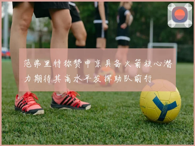 范弗里特称赞申京具备火箭核心潜力期待其高水平发挥助队前行